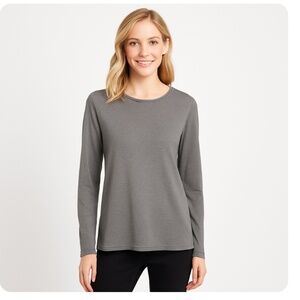 CLUB MONACO Black White Stripe Long Sleeve Top Size XS